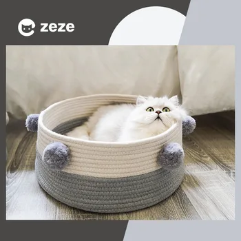 Zeze knitting cat's nest four seasons general net red cat cat bed cat house villa small dog kennel pet supplies
Zeze knitting cat's nest four seasons general net red cat cat bed cat house villa small dog kennel pet supplies