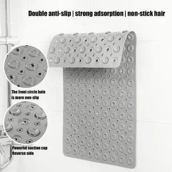 Suction Cups Non Slip Home Foot Massage Floor Toilet PVC Bathtub Pad Bathroom Accessory Washable Drain Holes Anti Mould Bath Mat 
Suction Cups Non Slip Home Foot Massage Floor Toilet PVC Bathtub Pad Bathroom Accessory Washable Drain Holes Anti Mould Bath Mat