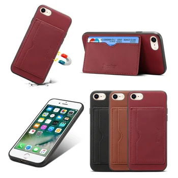 Magnetic Back Card Slot Stand Holder Case For iPhone SE 2020 High Quality Genuine Leather & TPU Shockproof Full Protection Cover
Magnetic Back Card Slot Stand Holder Case For iPhone SE 2020 High Quality Genuine Leather & TPU Shockproof Full Protection Cover