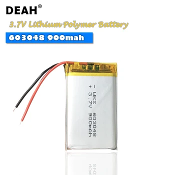 1PC 3.7V Lipo cells 603048 900mah Lithium Polymer Rechargeable Battery For MP3 MP4 GPS Bluetooth headset LED Lamps Selfie Sticks
1PC 3.7V Lipo cells 603048 900mah Lithium Polymer Rechargeable Battery For MP3 MP4 GPS Bluetooth headset LED Lamps Selfie Sticks