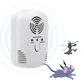 NICEYARD Electronic Ultrasonic Pest Control Repeller Cockroach Trap Mouse Killer Mosquito Repeller EU/US Plug 110-240V/5W
NICEYARD Electronic Ultrasonic Pest Control Repeller Cockroach Trap Mouse Killer Mosquito Repeller EU/US Plug 110-240V/5W