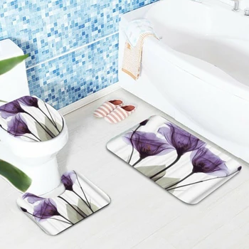 3/4 PCS Flower Waterproof Bathroom Shower Curtain Non-Slip Toilet Seat Cover Carpet PVC Mesh Good Ventilation
3/4 PCS Flower Waterproof Bathroom Shower Curtain Non-Slip Toilet Seat Cover Carpet PVC Mesh Good Ventilation