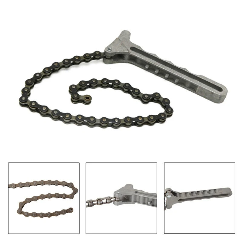 1PC Bicycle Oil Chain Wrench Oil Fuel Filter Filters Remover Tool Car Engine Oil Filter Chain Wrench
1PC Bicycle Oil Chain Wrench Oil Fuel Filter Filters Remover Tool Car Engine Oil Filter Chain Wrench