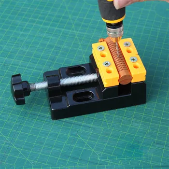 Jaw Bench Clamp Mini Drill Press Vice Micro Clip Opening Parallel Table Flat Vise Hand Tools for DIY Jewellery Craft
Jaw Bench Clamp Mini Drill Press Vice Micro Clip Opening Parallel Table Flat Vise Hand Tools for DIY Jewellery Craft