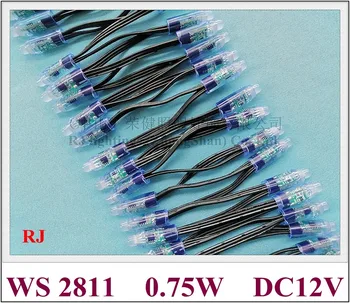 WS 2811 DC12V full color 12mm LED pixel light module LED exposed light string 0.75W 3 wires WS2811 DC12V thick wire
WS 2811 DC12V full color 12mm LED pixel light module LED exposed light string 0.75W 3 wires WS2811 DC12V thick wire