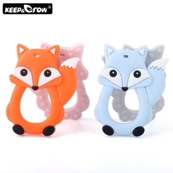 Keep&Grow 10pc Fox Baby Teether BPA Free Rodent Silicone Teethers Teething Necklace DIY Pacifier Clip Silicone Beads Nursing Toy
Keep&Grow 10pc Fox Baby Teether BPA Free Rodent Silicone Teethers Teething Necklace DIY Pacifier Clip Silicone Beads Nursing Toy