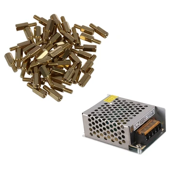 50 Pcs Brass Screw Thread PCB Stand-off Spacer M3 Male x M3 Female 6mm with Switching Power Supply Converter
50 Pcs Brass Screw Thread PCB Stand-off Spacer M3 Male x M3 Female 6mm with Switching Power Supply Converter