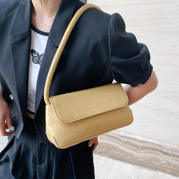 Luxury Alligator Women Handbag Clutch Female 2020 New Underarm Package Designer Crocodile Pattern Fashion Chic Shoulder Bag
Luxury Alligator Women Handbag Clutch Female 2020 New Underarm Package Designer Crocodile Pattern Fashion Chic Shoulder Bag