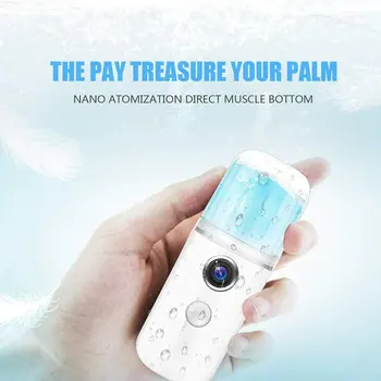 Mini Handheld Water Replenishment Instrument Usb Rechargeable Nano Spray Facial Steamer Facial Humidifier 
Mini Handheld Water Replenishment Instrument Usb Rechargeable Nano Spray Facial Steamer Facial Humidifier