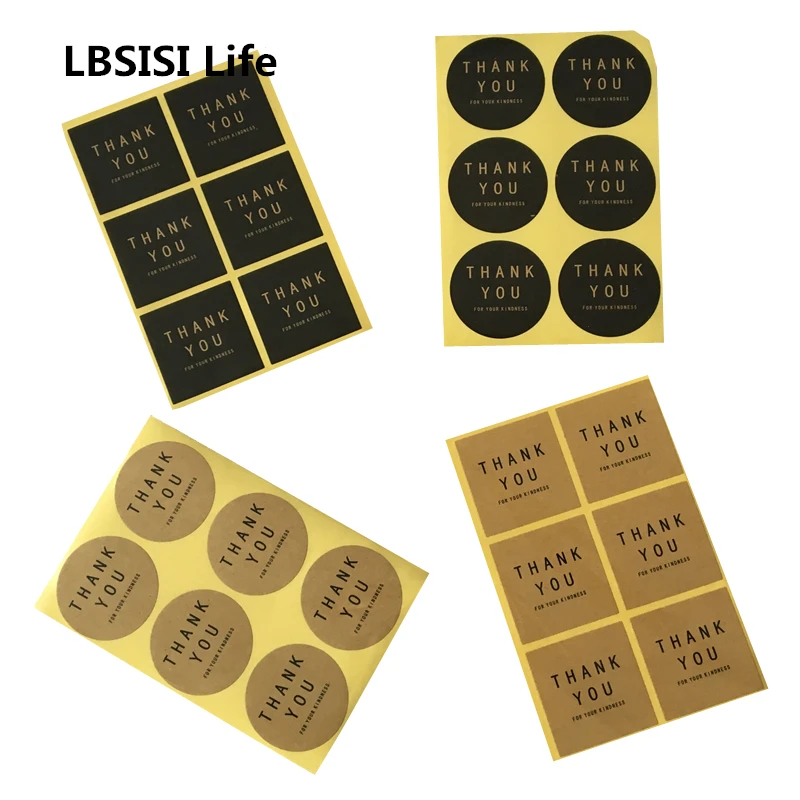 LBSISI Life 100pcs Thank You Round Self Adhesive Kraft Paper Stickers Hand Made Packing Bags Gift Child Stationery Stickers
LBSISI Life 100pcs Thank You Round Self Adhesive Kraft Paper Stickers Hand Made Packing Bags Gift Child Stationery Stickers