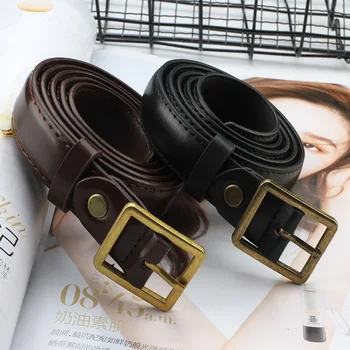 New-coming Unisex Retro Belt Student Simple Waist Belts Black Brown PU Leather Women Men Fashion Belt 105cm Length
New-coming Unisex Retro Belt Student Simple Waist Belts Black Brown PU Leather Women Men Fashion Belt 105cm Length