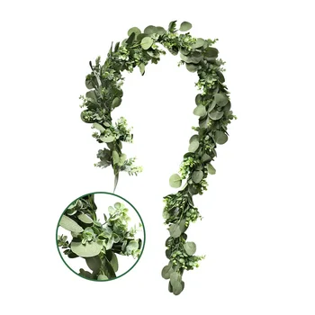 2m Artificial Vine Garland Eucalyptus Willow Leaf Rattan Simulation Green Plants Foliage Rattan Ivy Wedding Backgroud Wall Decor
2m Artificial Vine Garland Eucalyptus Willow Leaf Rattan Simulation Green Plants Foliage Rattan Ivy Wedding Backgroud Wall Decor