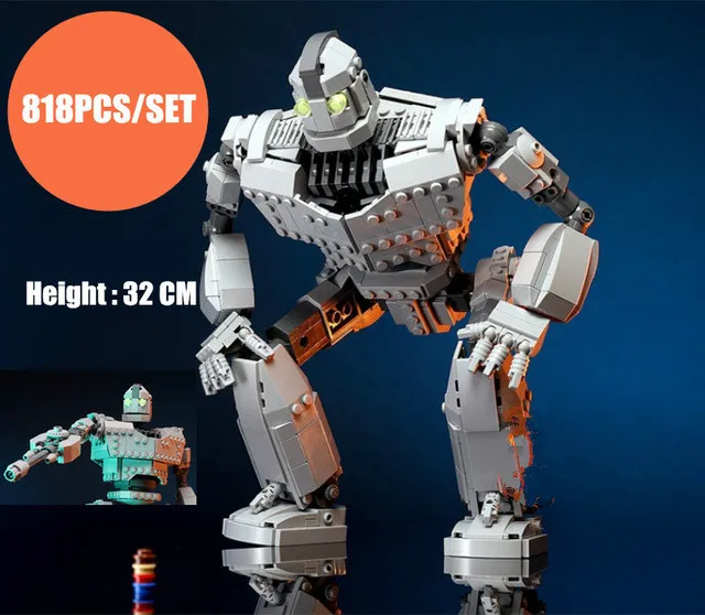New MOC Robot The Iron Robot Fit Lepining Technic Figures Voltron Giant Model Building Blocks Bricks Kids Toys Boy Gift Birthday
New MOC Robot The Iron Robot Fit Lepining Technic Figures Voltron Giant Model Building Blocks Bricks Kids Toys Boy Gift Birthday