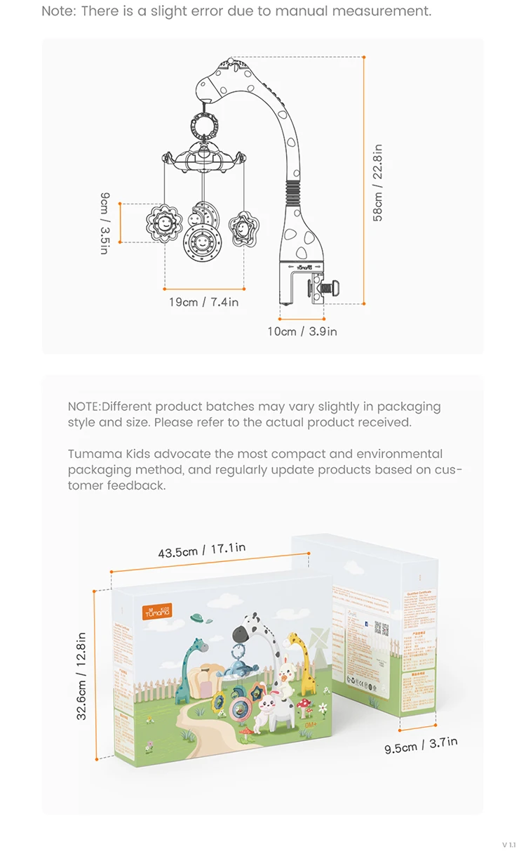 Baby Rattles Crib Mobiles Toy Holder Rotating 360°flexible Rotation Mobile Newborn's Crib Musical Box Projection Infant Baby Toy