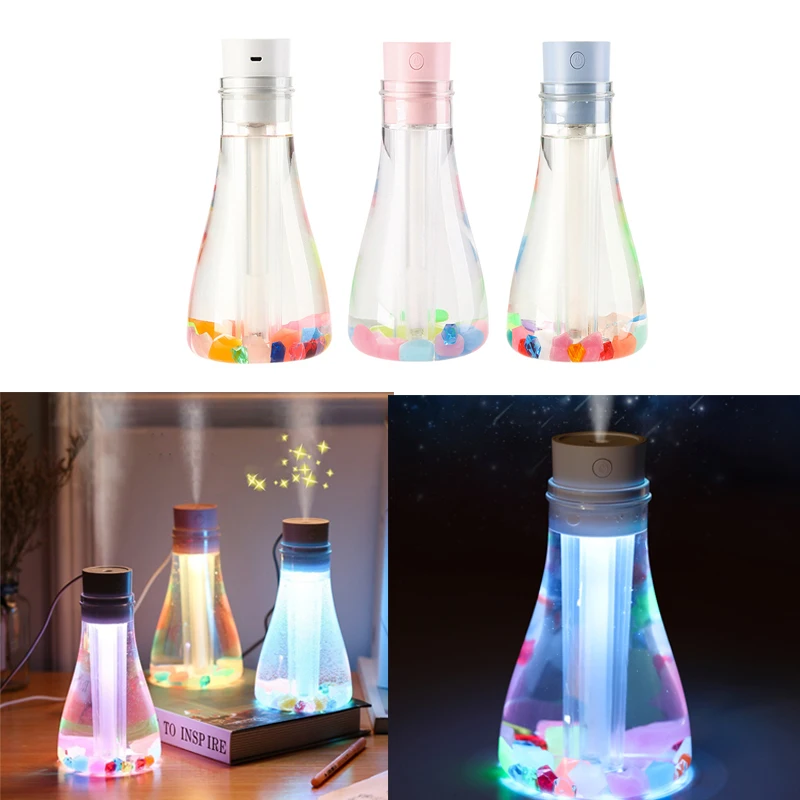 500mlWishing Bottle Humidifier Air Purifier Aroma Essential Oil Diffuser for Home Car Mist Maker with LED Night Lamp
500mlWishing Bottle Humidifier Air Purifier Aroma Essential Oil Diffuser for Home Car Mist Maker with LED Night Lamp