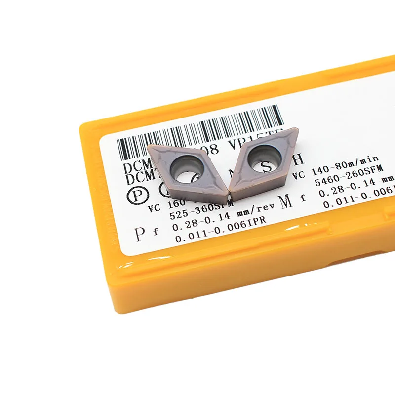 DCMT11T308 DCMT32.51 VP15TF Internal Turning tool carbide inserts Lathe Tools Milling cutter DCMT11T308 CNC tool