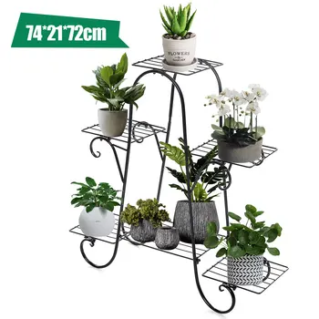 6 Layers European Wrought Iron Flower Stand Indoor Multi-story Flower Stand Rack Floor-standing Balcony Flower Pot Shelves
6 Layers European Wrought Iron Flower Stand Indoor Multi-story Flower Stand Rack Floor-standing Balcony Flower Pot Shelves