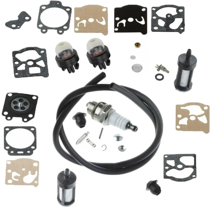 Carburetor Repair Kit With Primer Bulb Fuel Line Filter Spark Plug For STIHL FS44 FS36 FS40 Mower Trimmer Repair Kits
Carburetor Repair Kit With Primer Bulb Fuel Line Filter Spark Plug For STIHL FS44 FS36 FS40 Mower Trimmer Repair Kits