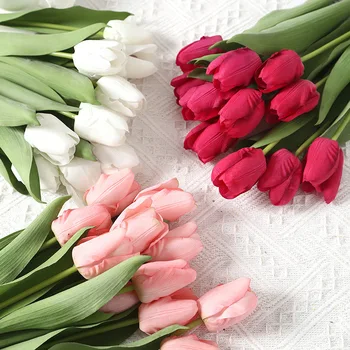 New Tulip Artificial Silk Flower Wedding Decorations Simulation Bride Holding Bouquet Home Office Hotel Party Vase Decorations
New Tulip Artificial Silk Flower Wedding Decorations Simulation Bride Holding Bouquet Home Office Hotel Party Vase Decorations