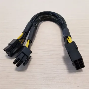 10pcs/lot PCI-E PCIe Graphics Card Video Card Dual 6Pin Power Cable 8Pin to 2 Port 6Pin Powered Sleeved Cord 18AWG Wire PC DIY 2
10pcs/lot PCI-E PCIe Graphics Card Video Card Dual 6Pin Power Cable 8Pin to 2 Port 6Pin Powered Sleeved Cord 18AWG Wire PC DIY 2