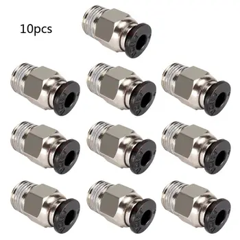 10 Pcs PC4-M6/M10 Male Thread Straight Pneumatic Fitting Quick Push to Connect Fitting for 3D Printer Bowden Extruder
10 Pcs PC4-M6/M10 Male Thread Straight Pneumatic Fitting Quick Push to Connect Fitting for 3D Printer Bowden Extruder