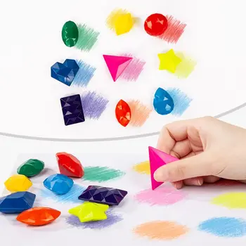 9 Colors Diamond Shape Crayons Non Toxic Washable Painting Drawing Wax for Baby 203A
9 Colors Diamond Shape Crayons Non Toxic Washable Painting Drawing Wax for Baby 203A