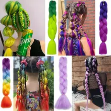 24 Inch Wholesale Luminous Ombre Jumbo Braiding Hair Pre Stretched Synthetic Crochet Hair Extensions For Box Twist Braids Women
24 Inch Wholesale Luminous Ombre Jumbo Braiding Hair Pre Stretched Synthetic Crochet Hair Extensions For Box Twist Braids Women
