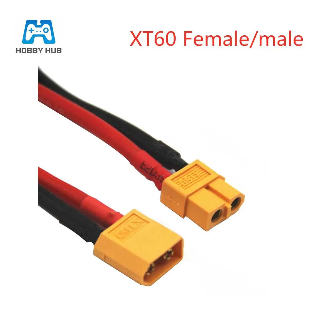 XT60 Female /male XT60 Connector 10CM XT60 Battery Male Female Connector Plug with Silicon 12 AWG Wire
XT60 Female /male XT60 Connector 10CM XT60 Battery Male Female Connector Plug with Silicon 12 AWG Wire
