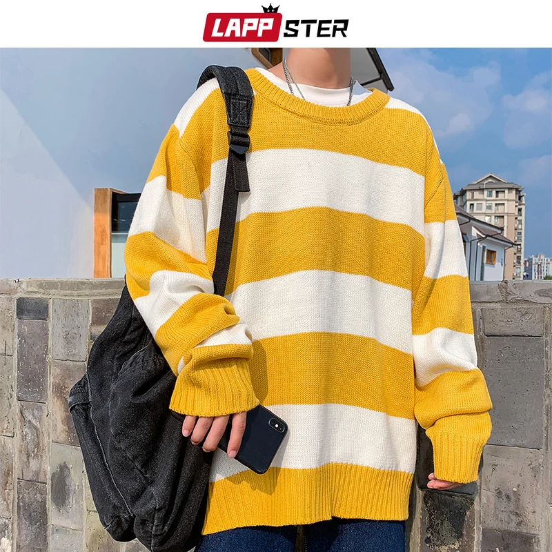 Men Oversized Striped Sweater 2019 Mens Winter Korean Fashions Sweater Male Pullover Harajuku Harajuku Black Sweaters
Men Oversized Striped Sweater 2019 Mens Winter Korean Fashions Sweater Male Pullover Harajuku Harajuku Black Sweaters