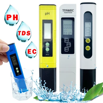 PH Meter Digital LCD Pen EC Tds Meter Water PH Pool Tester Aquarium PH Test Automatic Calibration Phmetro Water Quality Analyzer
PH Meter Digital LCD Pen EC Tds Meter Water PH Pool Tester Aquarium PH Test Automatic Calibration Phmetro Water Quality Analyzer