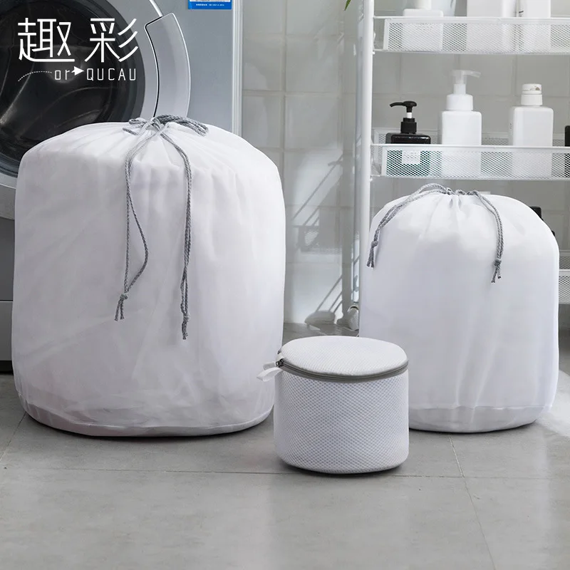 Thickness Curtain Rope Drawstring Top Laundry Bag Household Network Thick Protective Laundry Bag Drawstring Protective Laundry B
Thickness Curtain Rope Drawstring Top Laundry Bag Household Network Thick Protective Laundry Bag Drawstring Protective Laundry B