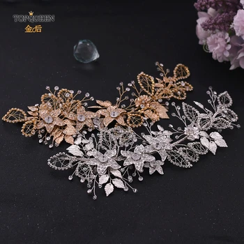 TOPQUEEN Silver Golden Wedding Headband Bridal Headpieces Luxury Bridal Hair Accessories Bridal Crown Women Hair Jewelry HP282
TOPQUEEN Silver Golden Wedding Headband Bridal Headpieces Luxury Bridal Hair Accessories Bridal Crown Women Hair Jewelry HP282