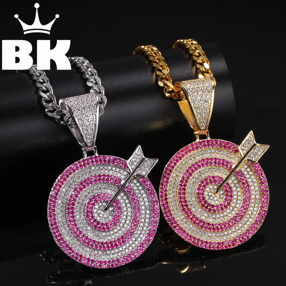 THE BLING KING Custom The Sword of Top Sword Target Center Necklace Hip Hop Full Iced Out Cubic Zirconia gold sliver CZ Stone
THE BLING KING Custom The Sword of Top Sword Target Center Necklace Hip Hop Full Iced Out Cubic Zirconia gold sliver CZ Stone