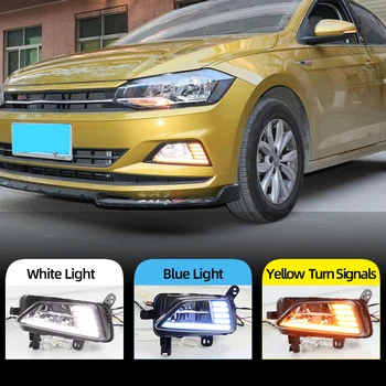 CSCSNL 2Pcs For Volkswagen Polo 2018 2019 Car DRL LED Daytime Running Light Fog Lamp Sequential Yellow Turn Signal Function 12V
CSCSNL 2Pcs For Volkswagen Polo 2018 2019 Car DRL LED Daytime Running Light Fog Lamp Sequential Yellow Turn Signal Function 12V