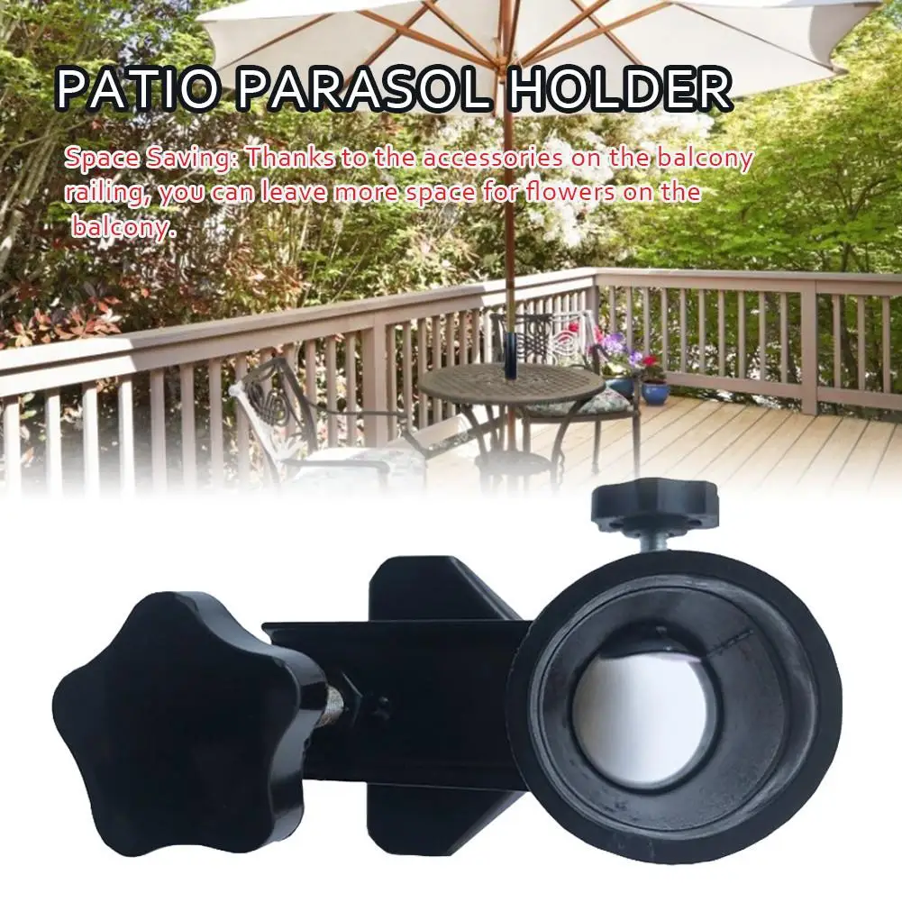 Patio Umbrella Fixed Bracket Balcony Umbrella Stand Outdoor Table Fixed Umbrella Stand Home Gardening Supplies Garden Stakes Aliexpress