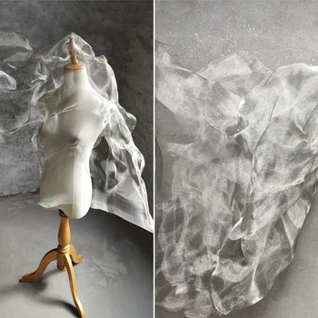 Original Import Silver metal wire Mesh Fabric DIY Arbitrary fold Craft Handmade Clothes outline Modelling Designer Fabric
Original Import Silver metal wire Mesh Fabric DIY Arbitrary fold Craft Handmade Clothes outline Modelling Designer Fabric