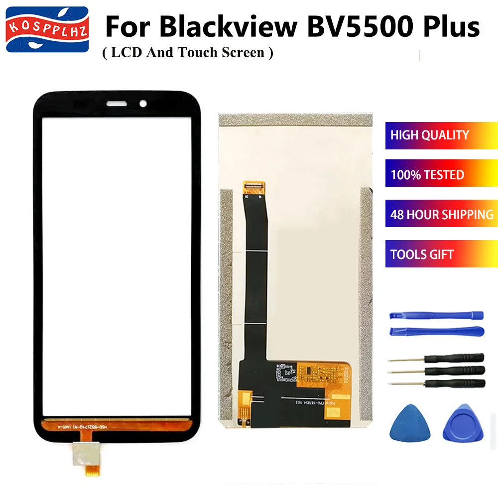 ЖК-дисплей KOSPPLHZ для BLACKVIEW BV5500 Pro экран и сенсорный сенсорная панель оригинальная