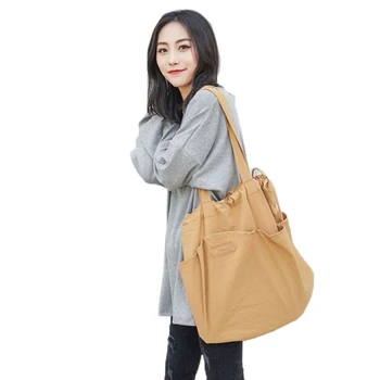 Hylhexyr Solid Travel Shopping Bag Rope Pulling Fashion Canvas Bags Women's Shoulder Large Capacity Messenger Crossbody Bag #35 
Hylhexyr Solid Travel Shopping Bag Rope Pulling Fashion Canvas Bags Women's Shoulder Large Capacity Messenger Crossbody Bag #35