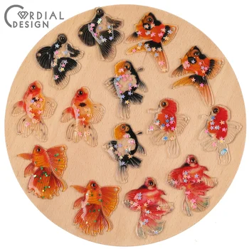 Cordial Design 50Pcs Jewelry Accessories/DIY Parts/Pendant/Jewelry Making/Fish Shape/Hand Made/Acrylic Charms/Earring Findings 
Cordial Design 50Pcs Jewelry Accessories/DIY Parts/Pendant/Jewelry Making/Fish Shape/Hand Made/Acrylic Charms/Earring Findings