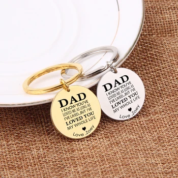 Fashion Key Chain For Dad Name Customized Private 3 Colors Choose Engraved I Know You've Loved Me Men Bag Charm Key Holder
Fashion Key Chain For Dad Name Customized Private 3 Colors Choose Engraved I Know You've Loved Me Men Bag Charm Key Holder