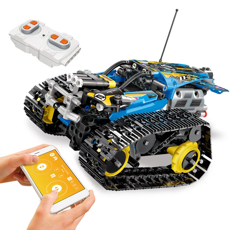 391PCS Bricks RC Track Race Car Building Blocks RC Car Model Set Educational Toys Remote Control Car Blocks Toys For Children
391PCS Bricks RC Track Race Car Building Blocks RC Car Model Set Educational Toys Remote Control Car Blocks Toys For Children