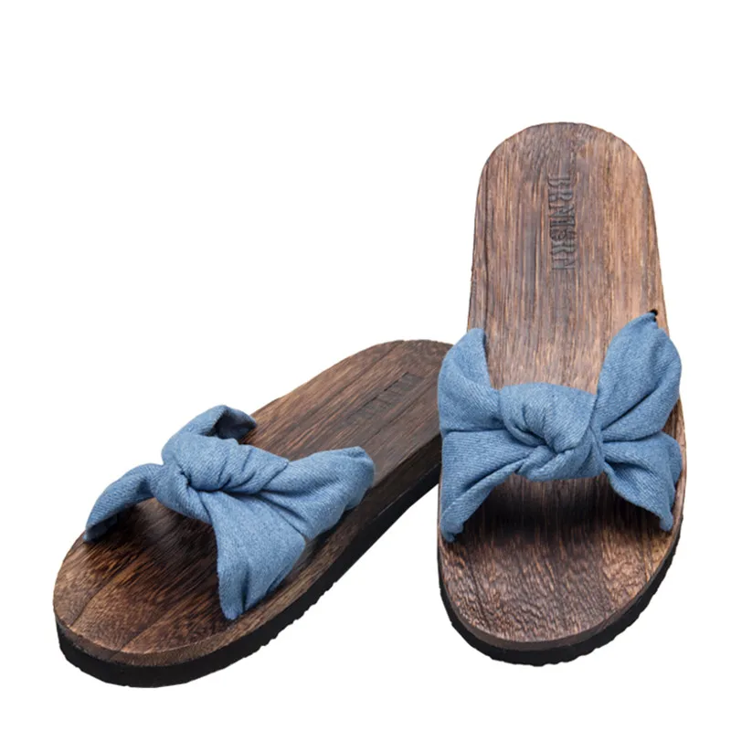 Women's Wooden Slippers Anti-Slip Anti-sweat Summer Casual Slides Beach Slippers Japan Geta Cosplay Shoes
Women's Wooden Slippers Anti-Slip Anti-sweat Summer Casual Slides Beach Slippers Japan Geta Cosplay Shoes