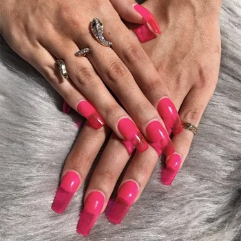 24Pcs/set Jelly Nails Jellies Glass Candy Nails Summer Attribute Translucent Neon Color UV Nail Fake Nails
24Pcs/set Jelly Nails Jellies Glass Candy Nails Summer Attribute Translucent Neon Color UV Nail Fake Nails