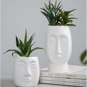 NORDIC SIMULATION FLOWER SUCCULENT PLANT POTTED DECORATION HUMAN HEAD CERAMICS FLOWERPOT LIVING ROOM ORNAMENTS X3991
NORDIC SIMULATION FLOWER SUCCULENT PLANT POTTED DECORATION HUMAN HEAD CERAMICS FLOWERPOT LIVING ROOM ORNAMENTS X3991