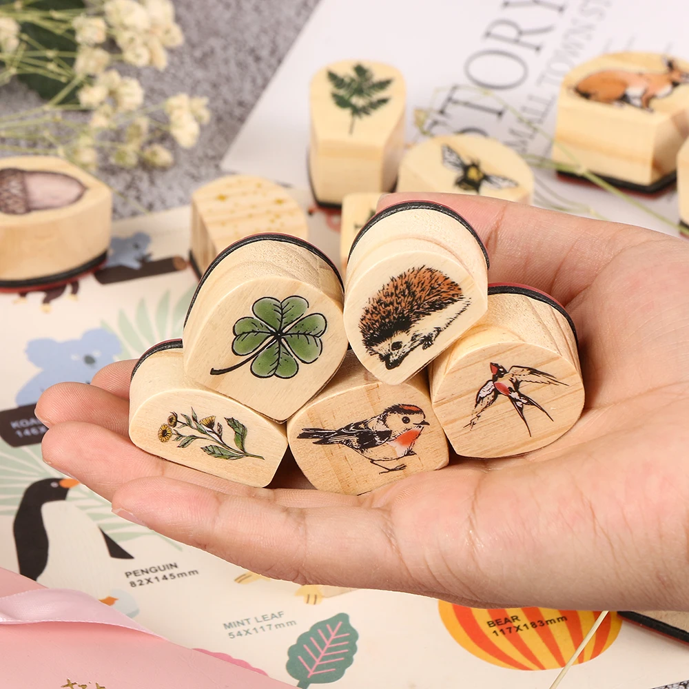1PC Wooden Rubber Stamp Forest Series Cute Scrapbooking Painting Stationery Cards Decoration DIY Craft Home & Living Accessories
1PC Wooden Rubber Stamp Forest Series Cute Scrapbooking Painting Stationery Cards Decoration DIY Craft Home & Living Accessories