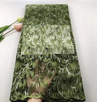 High Quality Organza Lace Fabrics with Sequins Wholesale Lace Fabric Nigerian Lace for Wedding Party 
High Quality Organza Lace Fabrics with Sequins Wholesale Lace Fabric Nigerian Lace for Wedding Party