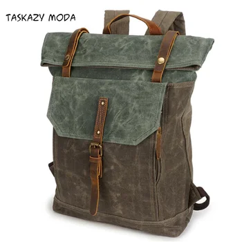 Large Capacity Canvas Leather Backpacks for Men Traveling Daypacks Durable Waterproof Student Rucksacks Retro School Teen Bags
Large Capacity Canvas Leather Backpacks for Men Traveling Daypacks Durable Waterproof Student Rucksacks Retro School Teen Bags