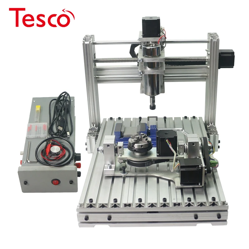 CNC 3040 mach3 control DIY 5axis CNC Machine with ER11 Pcb Pvc wood Milling router USB port
CNC 3040 mach3 control DIY 5axis CNC Machine with ER11 Pcb Pvc wood Milling router USB port