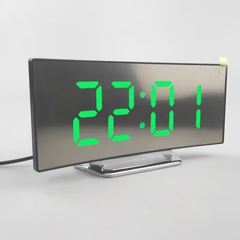 Electronic Alarm Clock Noiseless Design Digital LED Large Display Mirror Power off Memory Function AAA Not Batteries
Electronic Alarm Clock Noiseless Design Digital LED Large Display Mirror Power off Memory Function AAA Not Batteries