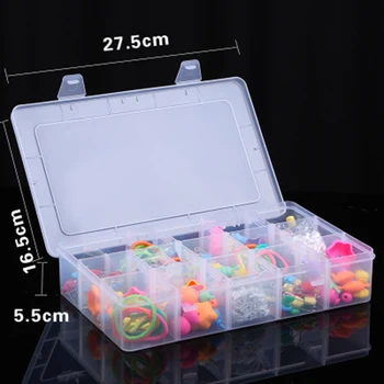 15 Grids Detachable Plastic Storage Box Storing Jewelry Bead Ring Screw Organizer Container Boxes Fishing Gear Cosmetics W/ Hook
15 Grids Detachable Plastic Storage Box Storing Jewelry Bead Ring Screw Organizer Container Boxes Fishing Gear Cosmetics W/ Hook
